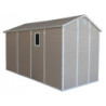 Abri de jardin plastique beige 190x368cm Jôbu