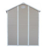 Abri de jardin plastique beige 190x368cm Jôbu