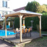 Pool house Blueterm 12,32m² en bois thermo chauffé sans parois HABRITA