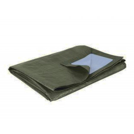Bâche de protection pour abri en toile renforcée verte Habrita 3,35m²