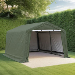 Abri de jardin vert Habrita de 9,30m² en toile renforcée