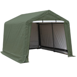 Abri de jardin vert Habrita de 9,30m² en toile renforcée