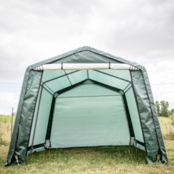 Abri de jardin vert Habrita de 9,30m² en toile renforcée