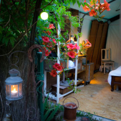 Abri de jardin vert Habrita de 9,30m² en toile renforcée