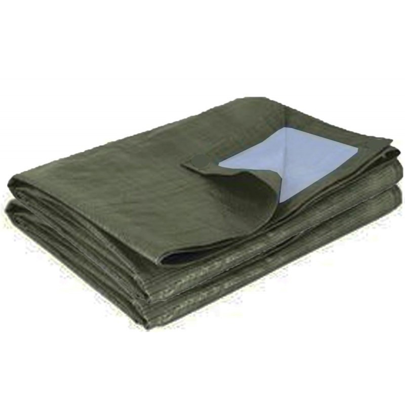 Bâche de protection pour abri en toile renforcée verte Habrita 9,30m²
