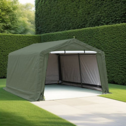 Abri de jardin Habrita en toile renforcée 13,30m² toit 2 pentes