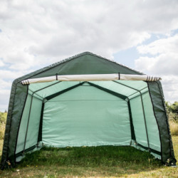 Abri de jardin Habrita en toile renforcée 13,30m² toit 2 pentes