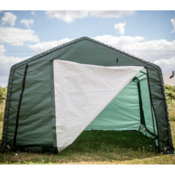 Abri de jardin Habrita en toile renforcée 13,30m² toit 2 pentes
