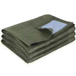 Bâche de protection pour abri en toile renforcée verte Habrita 13,30m²