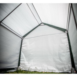 Abri de jardin Habrita en toile renforcée 18,60m² toit 2 pentes