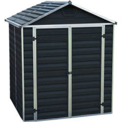 Abri de jardin Skylight 2,65m² Midnight grey de Palram - Canopia