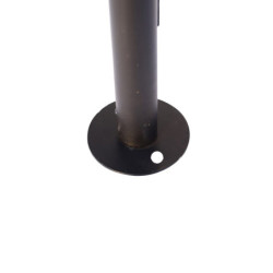 Protection pour barbecue 2,57m² Habrita en acier finition époxy gris