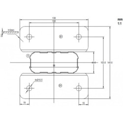 Carport double en aluminium laqué blanc et polycarbonate 6mm X-METAL