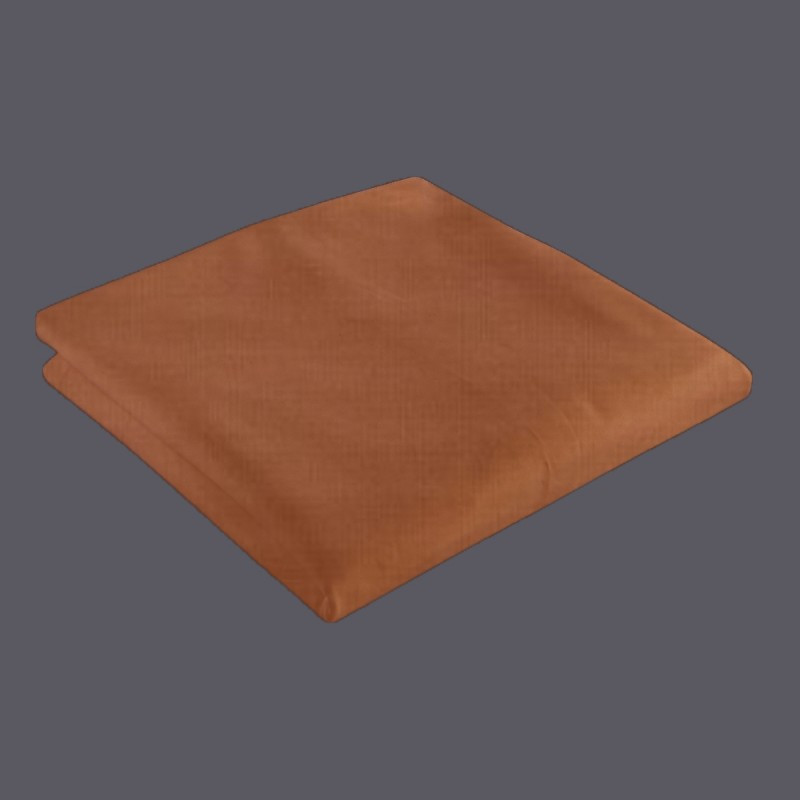 Bâche pour pergola 100% alu 12m² Habrita 140gr/m² polyester rouille