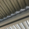 Pergola bioclimatique 10,80m² alu + toit avec lames ovales HABRITA
