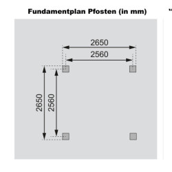 Kiosque de jardin en bois Sevilla diam. 3,40m Karibu avec des shingles
