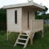 Cabane pour enfants en bois sur pilotis MODERN 3,24m² - SOLID