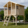Cabane enfants en bois sur pilotis TRADITIONAL 3,42m² - SOLID
