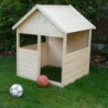 Cabane PLAYHOUSE en bois pour enfants 120x120x156cm - SOLID