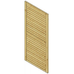 Jalousie fixe 90cm pour pavillons KIOSK en bois traité SOLID