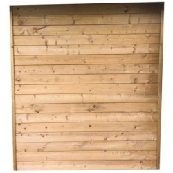 Paroi pleine 180cm en bois traité pour pavillons KIOSK  - SOLID