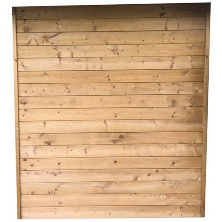 Paroi pleine 360cm pour Pavillon KIOSK - Bois traité - SOLID