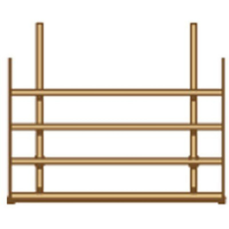 Extension en bois imprégné pour carport modulable 3x5x2,5m SOLID