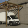 Carport modulable Camping car en bois traité 3x5x4,22m - SOLID