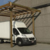 Carport modulable Camping car en bois traité 4x5x4,22m - SOLID