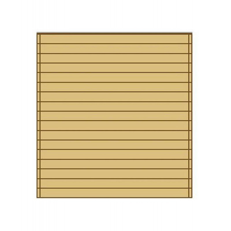 Paroi frontale pleine 270cm pour carport en bois traité - SOLID