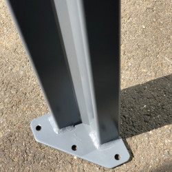 Toit de terrasse en aluminium gris 3x3m Couv’Terrasse® E Store