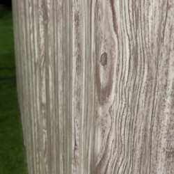 Abri de jardin métal WoodTouch beige 4m²,  kit d'ancrage X-METAL