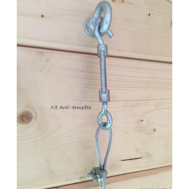 Kit anti-tempête pour abris de jardin SOLID