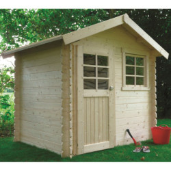 Abri de jardin en bois traité autoclave 28mm Laval 4,71m² SOLID