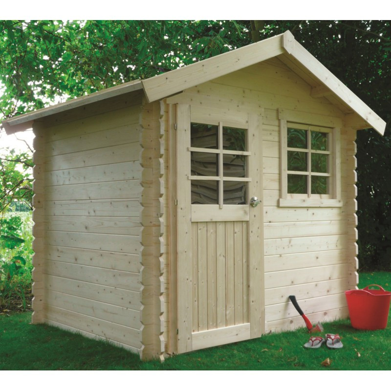 Abri de jardin en bois traité autoclave 28mm Laval 4,71m² SOLID