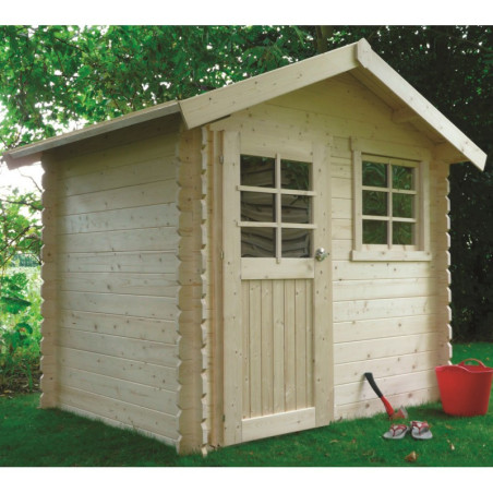 Abri de jardin en bois traité autoclave 28mm Laval 4,71m² SOLID