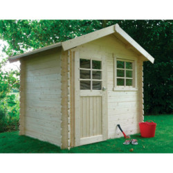 Abri de jardin en bois traité autoclave 28mm Laval 4,71m² SOLID