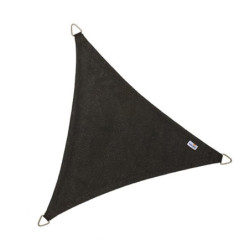 Voile d'ombrage triangulaire 500x500x500cm noir