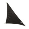 Voile d'ombrage triangulaire 90° couleur noir 500x500x710cm
