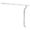 Kit gouttières blanc prêt à la pose pour Abri 11,2m² Grosfillex
