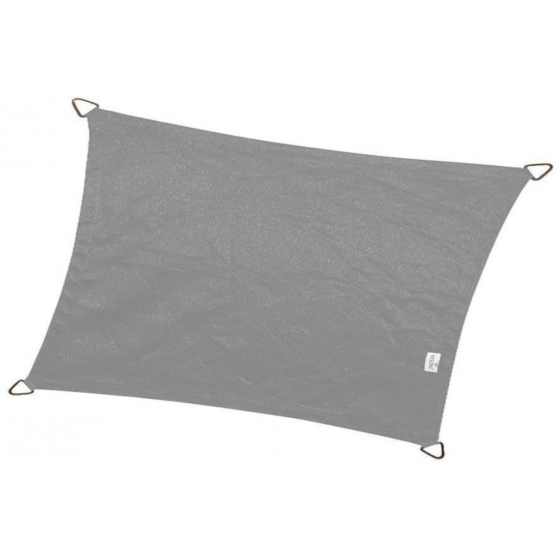 Voile d'ombrage rectangulaire couleur anthracite 500x300cm Coolfit