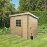 Abri de jardin 3,92m² en bois FSC 19mm Passau - SOLID