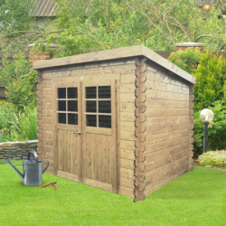 Abri de jardin 4,91m² en bois FSC 19mm Stendal - SOLID