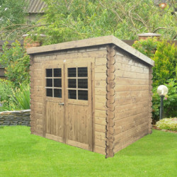 Abri de jardin 4,91m² en bois FSC 19mm Stendal - SOLID