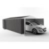 Garage Easyshed XXL 19,70m² en acier galvanisé Zincalume 19,70m²