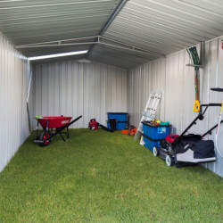 Garage Easyshed XXL 19,70m² en acier galvanisé Zincalume 19,70m²