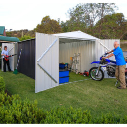Garage Easyshed XXL 19,70m² en acier galvanisé Zincalume 19,70m²
