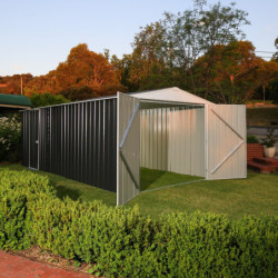 Garage Easyshed XXL 19,70m² en acier galvanisé Zincalume 19,70m²