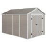 Abri de jardin plastique beige 242x368cm Jôbu