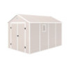 Abri de jardin plastique beige 242x368cm Jôbu